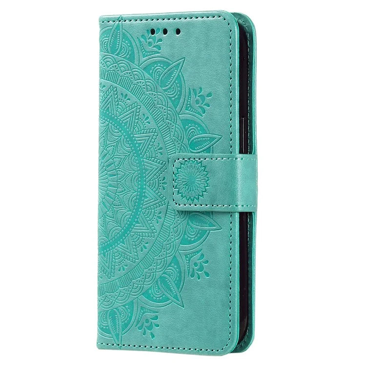 For Xiaomi 14 Pro Case Mandala Flower Imprinted Leather Phone Wallet Cover with Stand