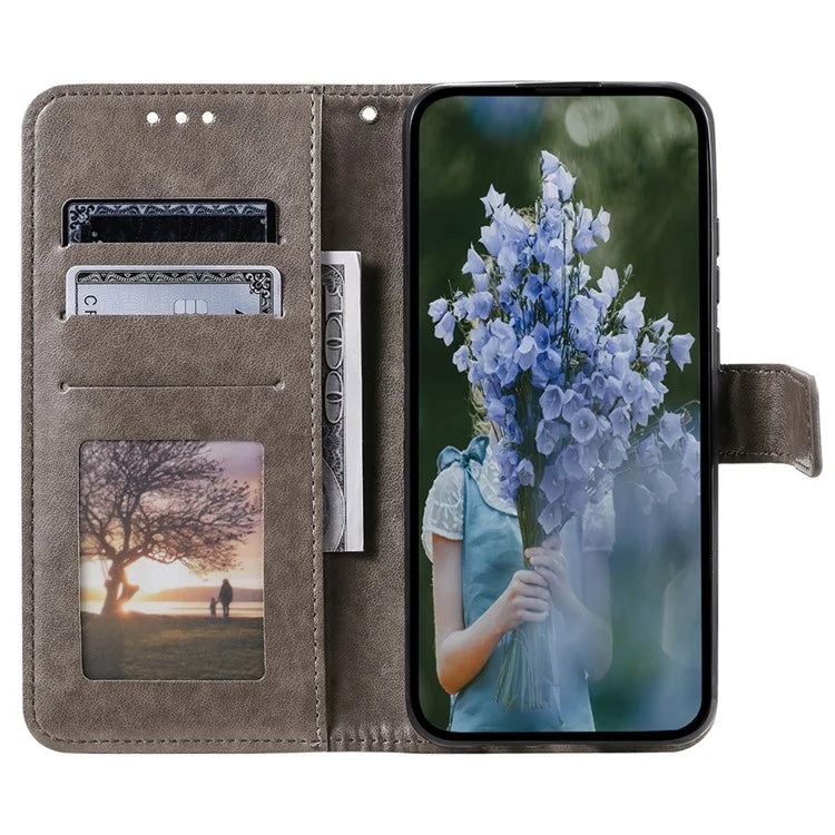 For Xiaomi 14 Pro Case Mandala Flower Imprinted Leather Phone Wallet Cover with Stand