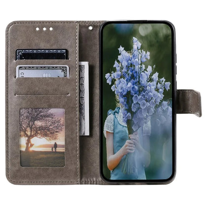 For Xiaomi 14 Pro Case Mandala Flower Imprinted Leather Phone Wallet Cover with Stand