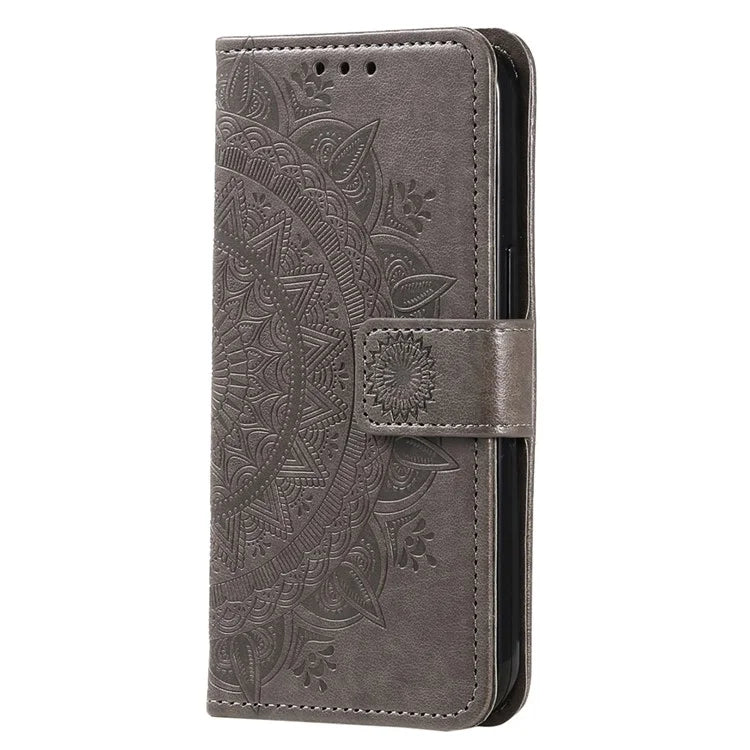 For Xiaomi 14 Pro Case Mandala Flower Imprinted Leather Phone Wallet Cover with Stand