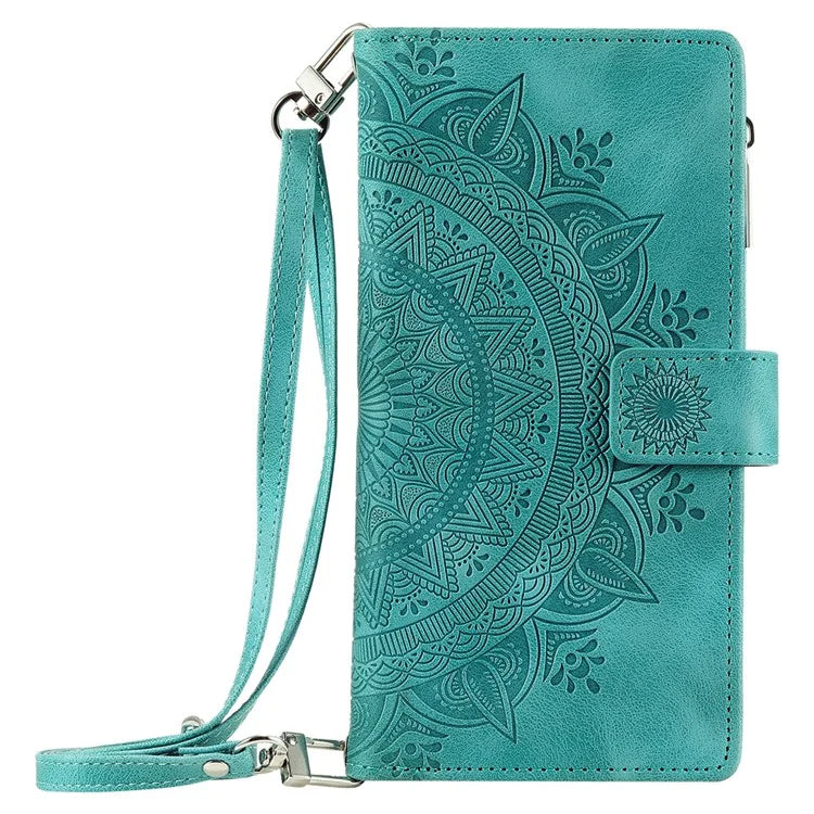Style 006 For Xiaomi 14 Pro Case Leather Wallet Cover with Hand Strap and Shoulder Strap