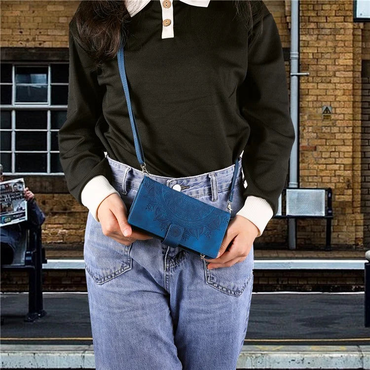 Style 006 For Xiaomi 14 Pro Case Leather Wallet Cover with Hand Strap and Shoulder Strap