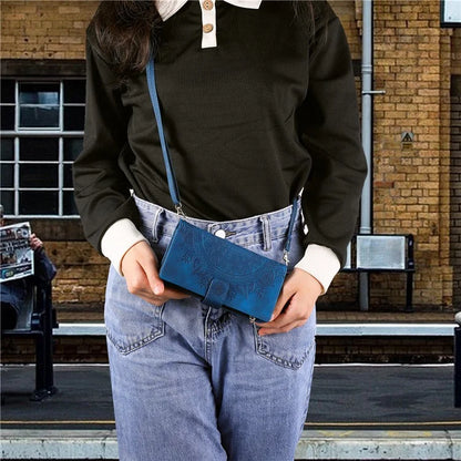 Style 006 For Xiaomi 14 Pro Case Leather Wallet Cover with Hand Strap and Shoulder Strap