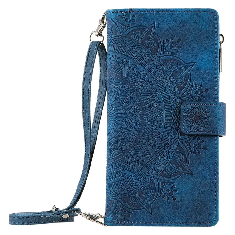 Style 006 For Xiaomi 14 Pro Case Leather Wallet Cover with Hand Strap and Shoulder Strap