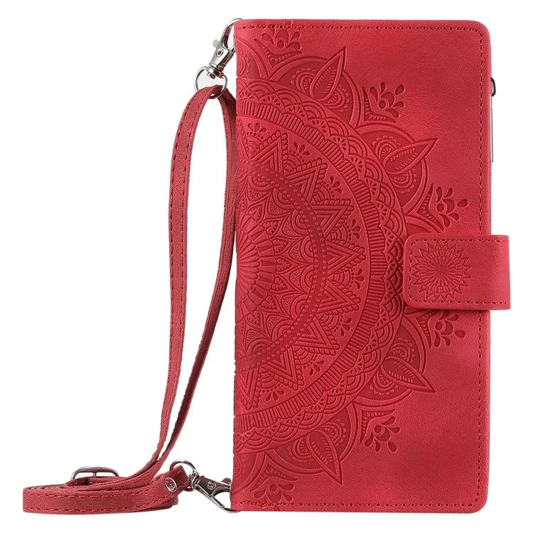 Style 006 For Xiaomi 14 Pro Case Leather Wallet Cover with Hand Strap and Shoulder Strap