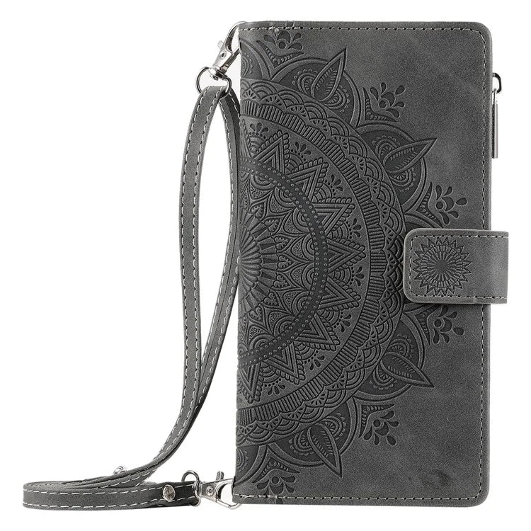 Style 006 For Xiaomi 14 Pro Case Leather Wallet Cover with Hand Strap and Shoulder Strap