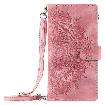 Style 006 For Xiaomi 14 Pro Case Leather Wallet Cover with Hand Strap and Shoulder Strap