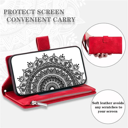 For Xiaomi 14 Pro Case Imprinted Phone Cover Slim-Fit Phone Shell Leather Wallet with Strap