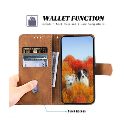 TTUDRCH Style 004 for Xiaomi 14 Pro Case RFID Blocking Wallet Stand Phone Cover