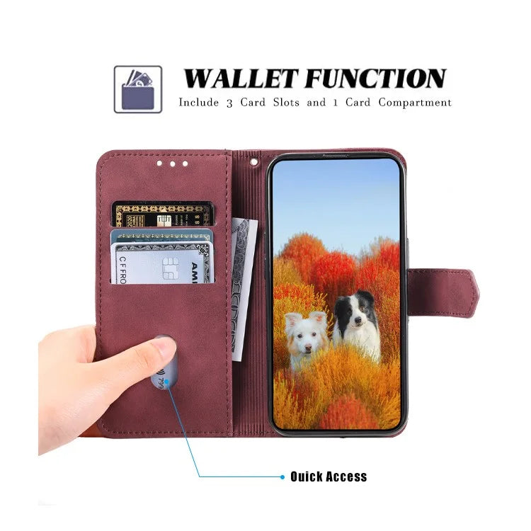 TTUDRCH Style 004 for Xiaomi 14 Pro Case RFID Blocking Wallet Stand Phone Cover