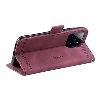 TTUDRCH Style 004 for Xiaomi 14 Pro Case RFID Blocking Wallet Stand Phone Cover