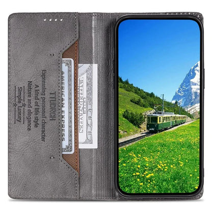 TTUDRCH Style 007 For Xiaomi 14 Pro Case RFID Blocking Leather Wallet Phone Cover