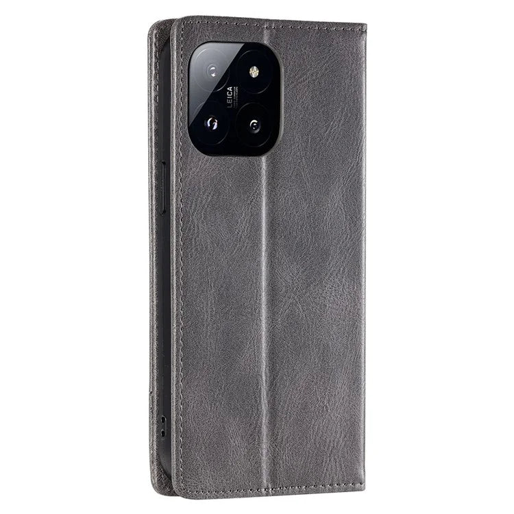 TTUDRCH Style 007 For Xiaomi 14 Pro Case RFID Blocking Leather Wallet Phone Cover