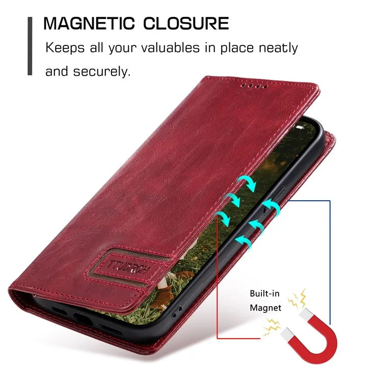 TTUDRCH Style 007 For Xiaomi 14 Pro Case RFID Blocking Leather Wallet Phone Cover