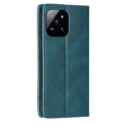TTUDRCH Style 007 For Xiaomi 14 Pro Case RFID Blocking Leather Wallet Phone Cover