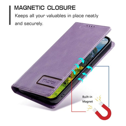 TTUDRCH Style 007 For Xiaomi 14 Pro Case RFID Blocking Leather Wallet Phone Cover