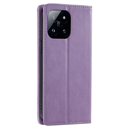 TTUDRCH Style 007 For Xiaomi 14 Pro Case RFID Blocking Leather Wallet Phone Cover