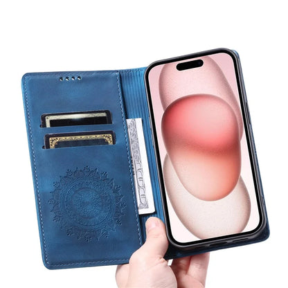 For iPhone 14 Pro Max Case Magnetic Closure Leather Phone Cover