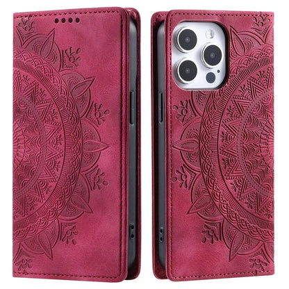 For iPhone 14 Pro Max Case Magnetic Closure Leather Phone Cover
