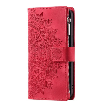 006 For Xiaomi 14 Case Slim-Fit Phone Shell Leather Wallet Imprinted Phone Cover with Strap