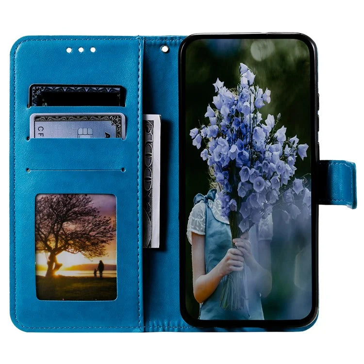 For Xiaomi 14 Case Mandala Flower Imprint Leather Wallet Phone Cover with Strap