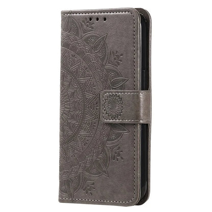 For Xiaomi 14 Case Mandala Flower Imprint Leather Wallet Phone Cover with Strap