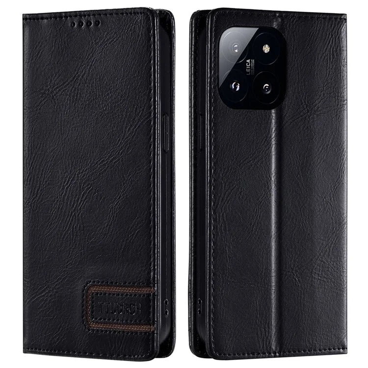 TTUDRCH Style 007 For Xiaomi 14 Case Magnetic Auto Closing Leather Phone Cover