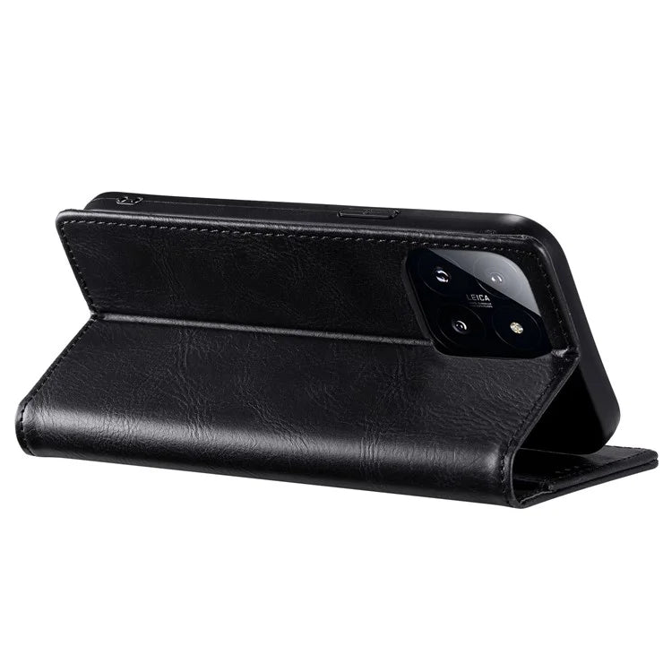 TTUDRCH Style 007 For Xiaomi 14 Case Magnetic Auto Closing Leather Phone Cover
