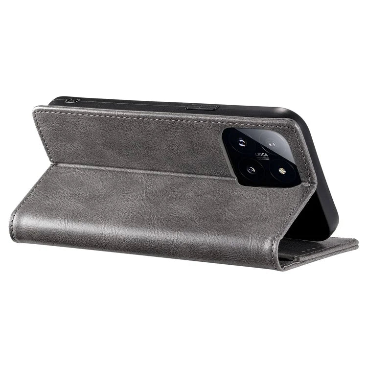 TTUDRCH Style 007 For Xiaomi 14 Case Magnetic Auto Closing Leather Phone Cover
