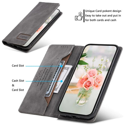 TTUDRCH Style 007 For Xiaomi 14 Case Magnetic Auto Closing Leather Phone Cover