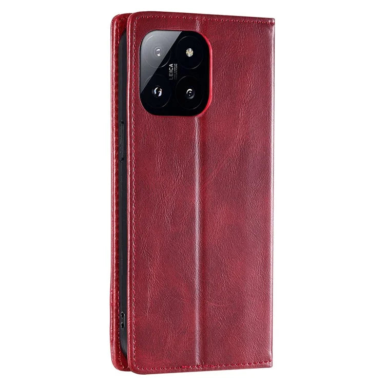 TTUDRCH Style 007 For Xiaomi 14 Case Magnetic Auto Closing Leather Phone Cover