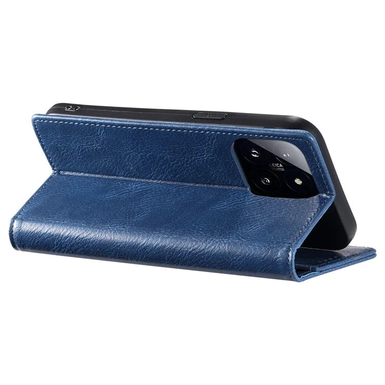 TTUDRCH Style 007 For Xiaomi 14 Case Magnetic Auto Closing Leather Phone Cover