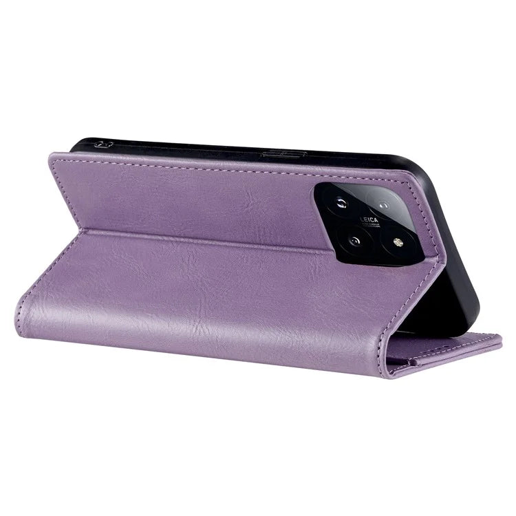 TTUDRCH Style 007 For Xiaomi 14 Case Magnetic Auto Closing Leather Phone Cover