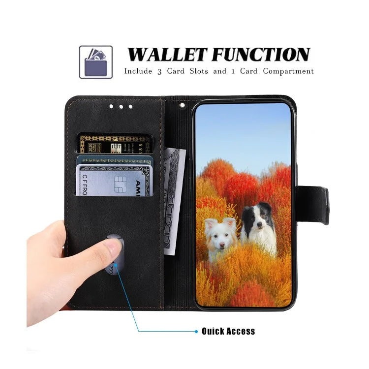 TTUDRCH Style 004 for Xiaomi 14 Case RFID Blocking Splicing Phone Leather Cover