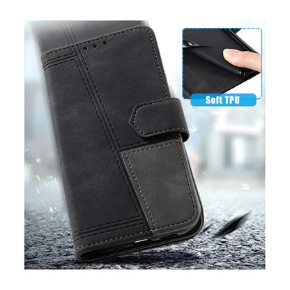 TTUDRCH Style 004 for Xiaomi 14 Case RFID Blocking Splicing Phone Leather Cover