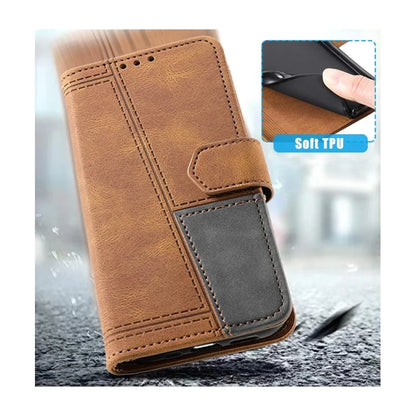 TTUDRCH Style 004 for Xiaomi 14 Case RFID Blocking Splicing Phone Leather Cover