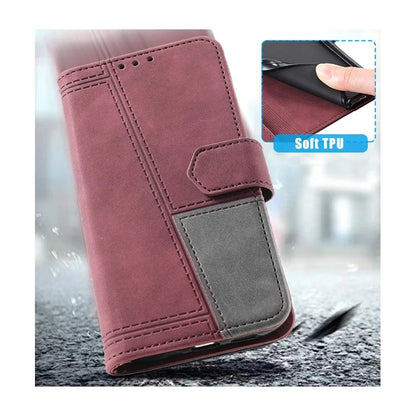 TTUDRCH Style 004 for Xiaomi 14 Case RFID Blocking Splicing Phone Leather Cover