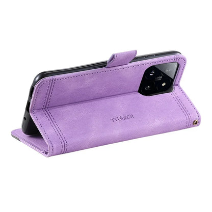 TTUDRCH Style 004 for Xiaomi 14 Case RFID Blocking Splicing Phone Leather Cover
