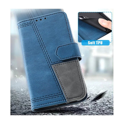 TTUDRCH Style 004 for Xiaomi 14 Case RFID Blocking Splicing Phone Leather Cover