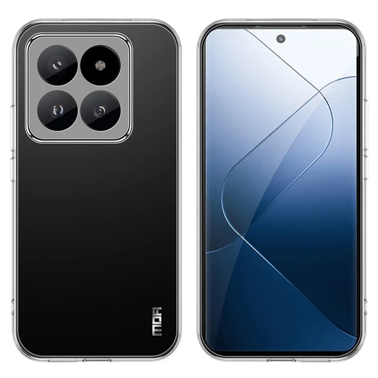 MOFI TPU Phone Shell For Xiaomi 14 Case HD Transparent Mobile Phone Cover