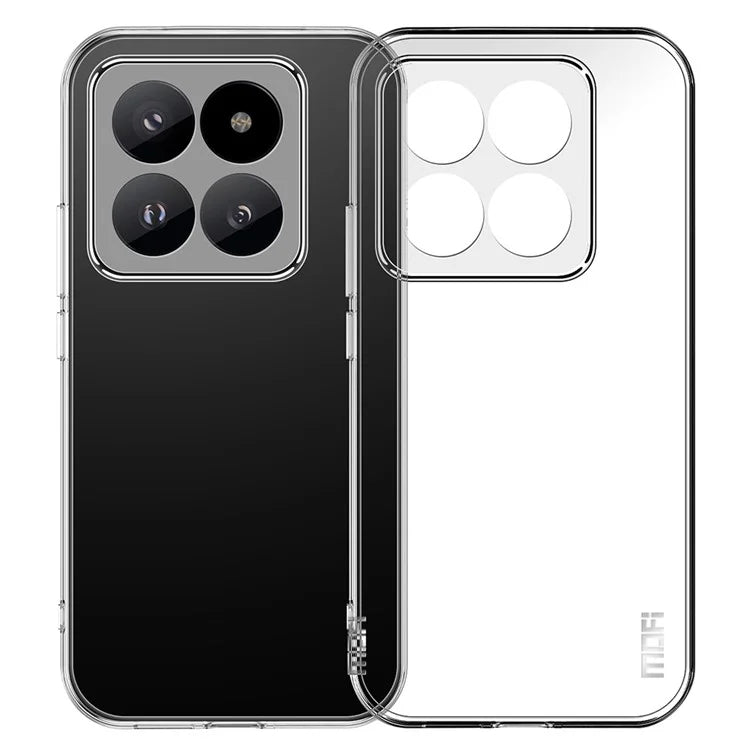 MOFI For Xiaomi 14 Pro Case HD Transparent Cell Phone Cover TPU Phone Shell