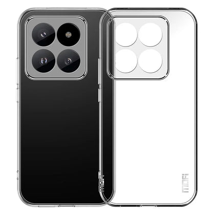 MOFI For Xiaomi 14 Pro Case HD Transparent Cell Phone Cover TPU Phone Shell
