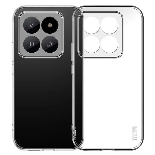 MOFI For Xiaomi 14 Pro Case HD Transparent Cell Phone Cover TPU Phone Shell