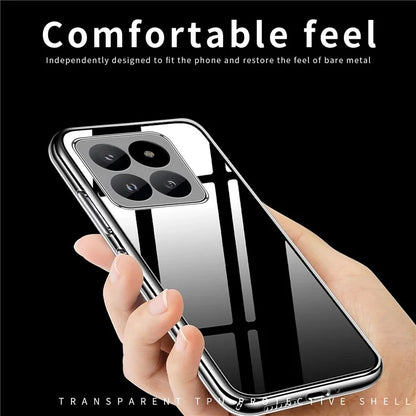 MOFI For Xiaomi 14 Pro Case HD Transparent Cell Phone Cover TPU Phone Shell