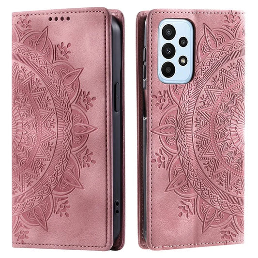 For Samsung Galaxy A33 5G Case Magnetic Auto Closing Wallet Phone Cover Gold