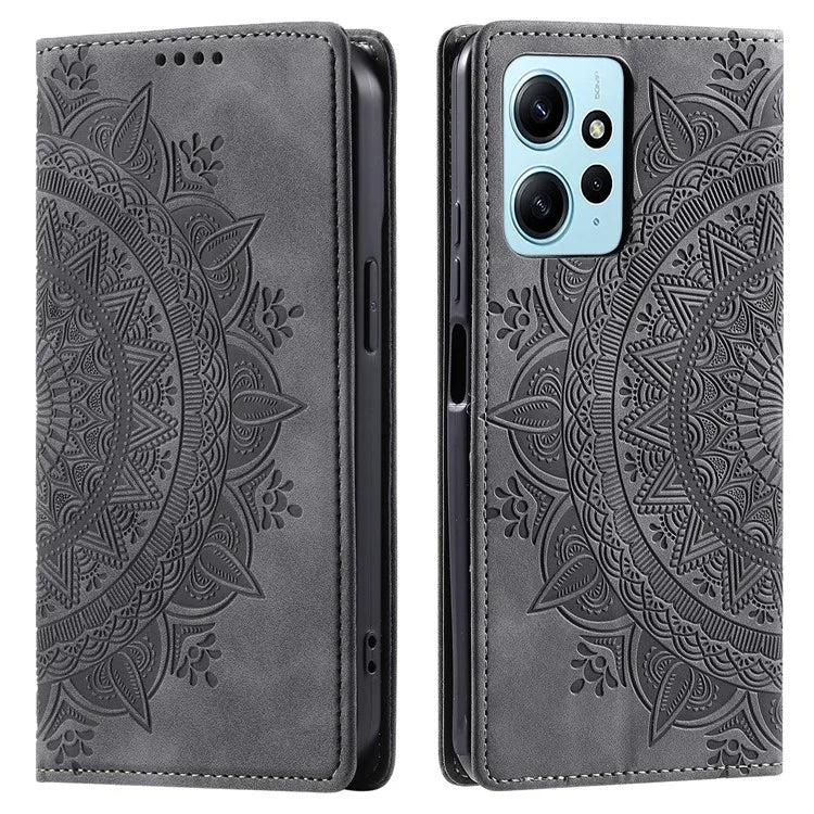 For Xiaomi Redmi Note 12 4G Case Wallet Stand Phone Leather Cover