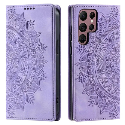 For Samsung Galaxy S22 Ultra 5G Case Magnetic Auto Closing Shockproof Leather Stand Cellphone Cover