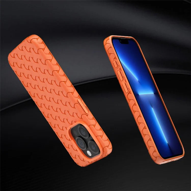 For iPhone 13 Pro Max 6.7 inch TPU Case 3D Textured Surface Anti-drop Phone Cover