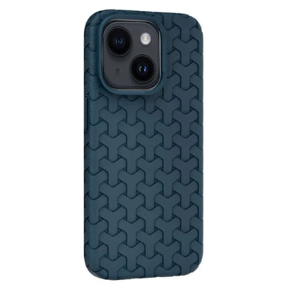 For iPhone 14 Case 3D Textured Surface Soft TPU Mobile Phone Back Cover