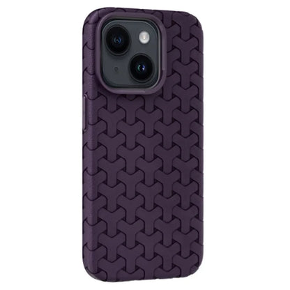 For iPhone 14 Case 3D Textured Surface Soft TPU Mobile Phone Back Cover